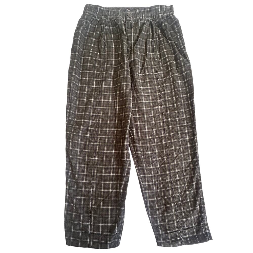 Madewell Plaid Corduroy Pants Utility Pocket M